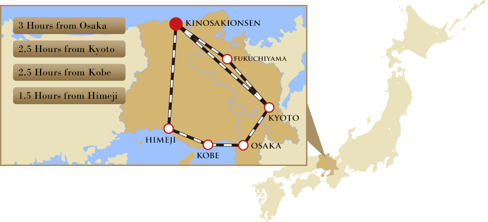 Location of Kinosaki Image